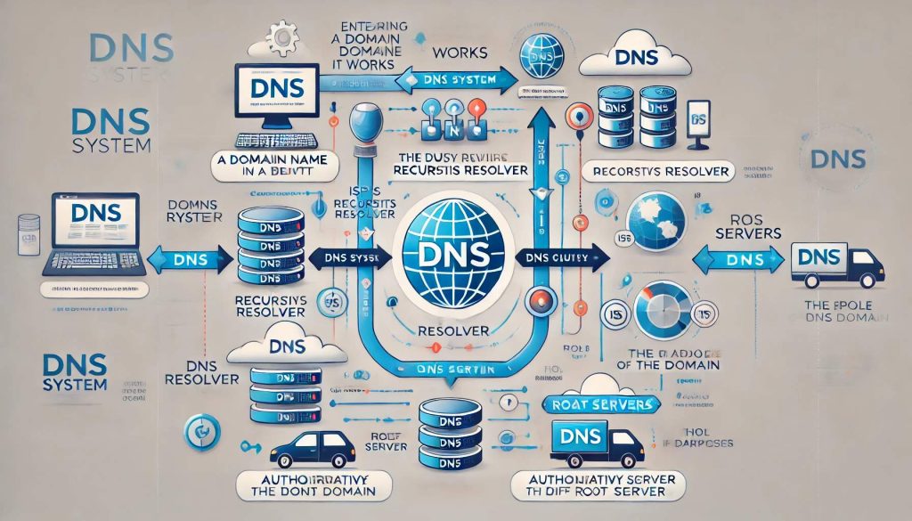 DNS-Server-Query-Travel-Path